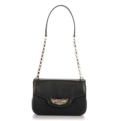 Balenciaga Calfskin Small Classic Hardware Neo Chain Shoulder Bag Black 1 of 7