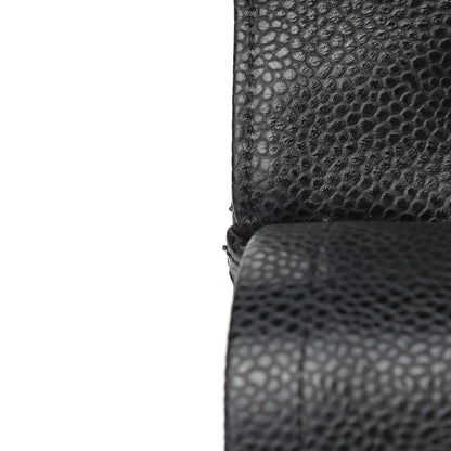 Chanel Caviar Quilted Medium Double Flap Black 12 of 15