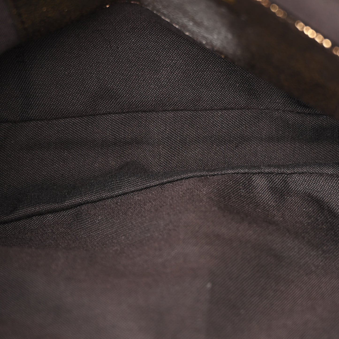 Metallic Canvas Pochette Gold