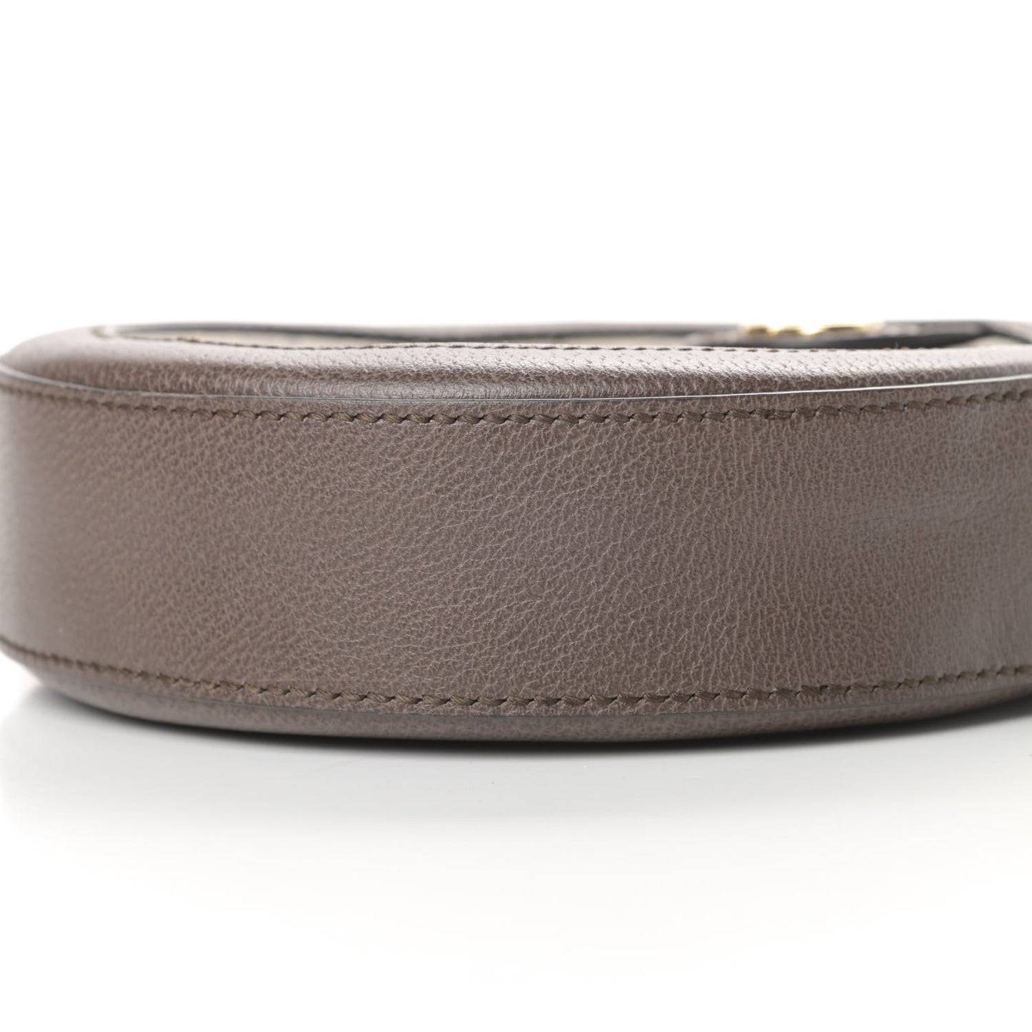 GG Supreme Monogram Web Mini Ophidia Round Shoulder Bag Brown