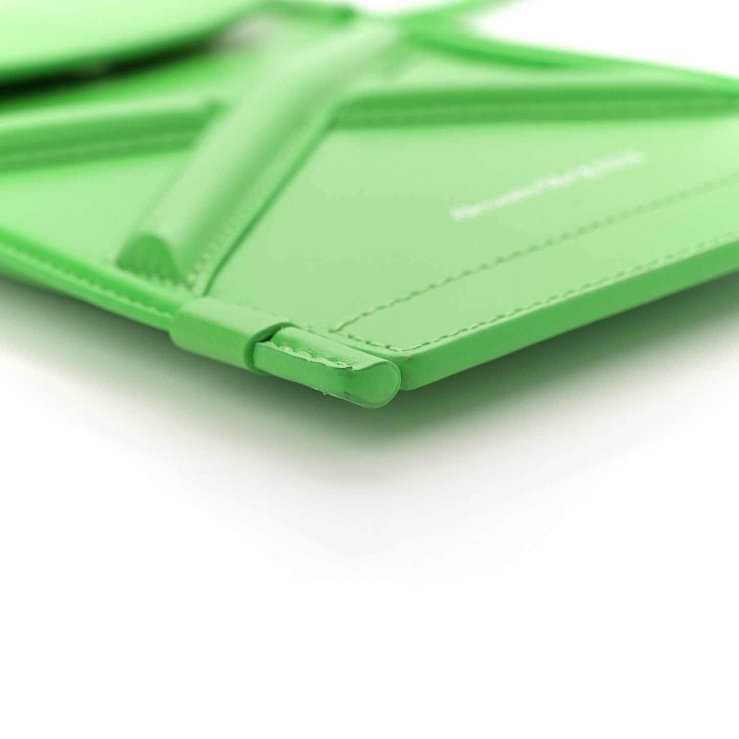 Calfskin The Curve Micro Crossbody Pouch Bag Kelly Green