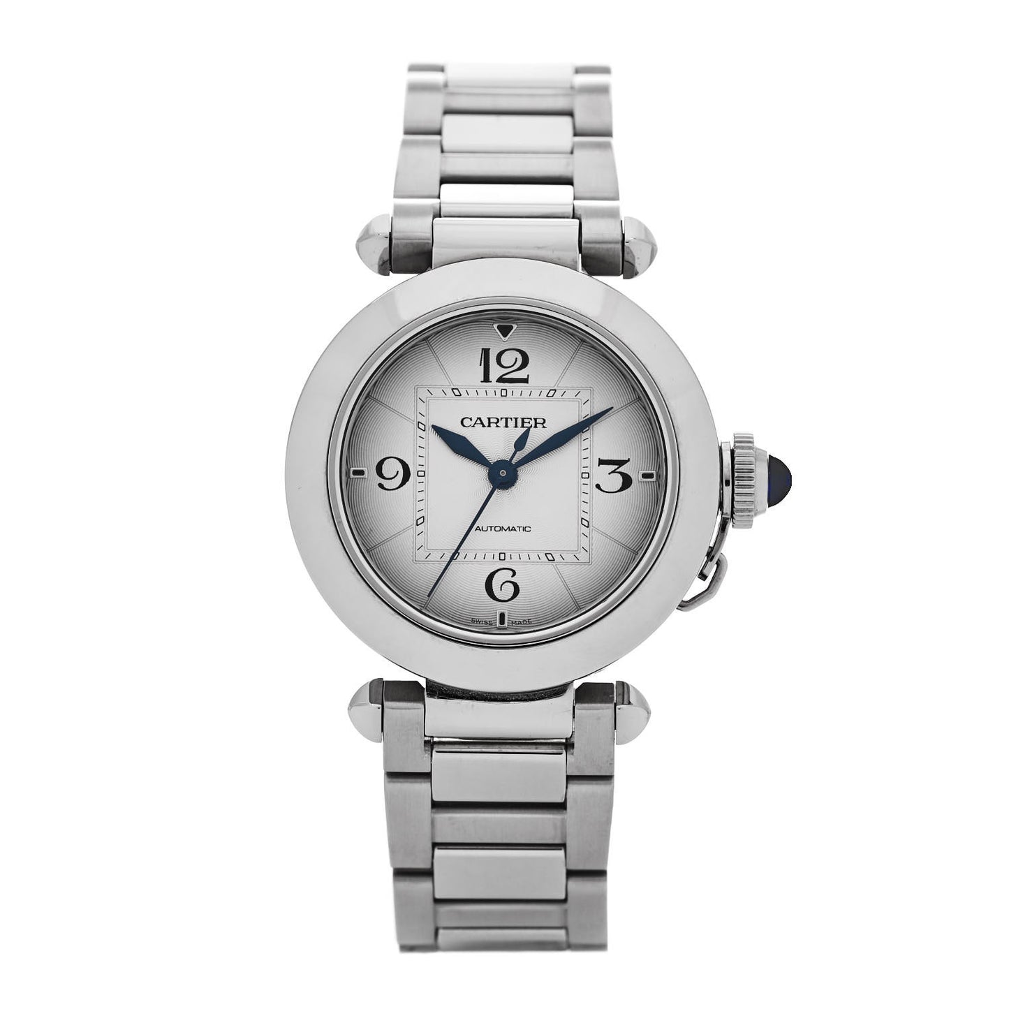 Stainless Steel 35mm Pasha C Automatic Watch Silver