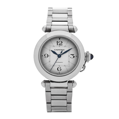 Cartier Stainless Steel 35mm Pasha C Automatic Watch Silver 1 of 5