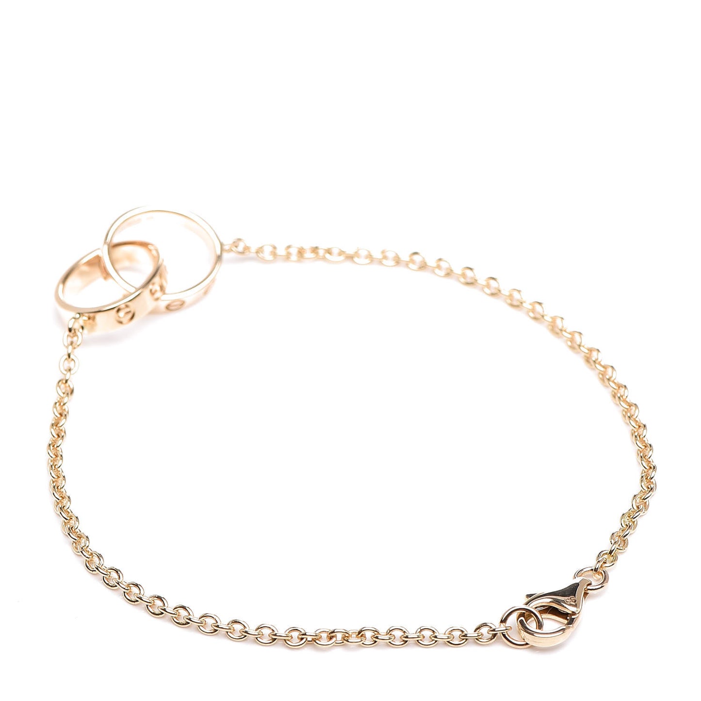18K Yellow Gold Interlocking LOVE Bracelet