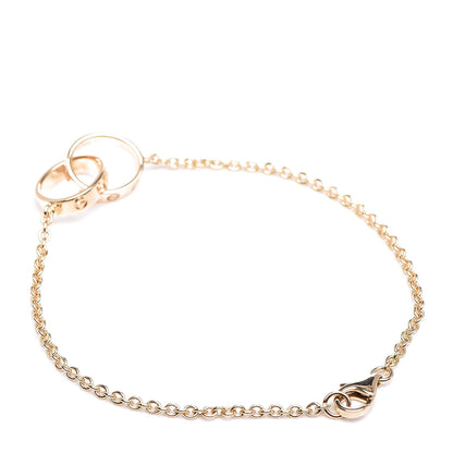 Cartier 18K Yellow Gold Interlocking LOVE Bracelet 3 of 8