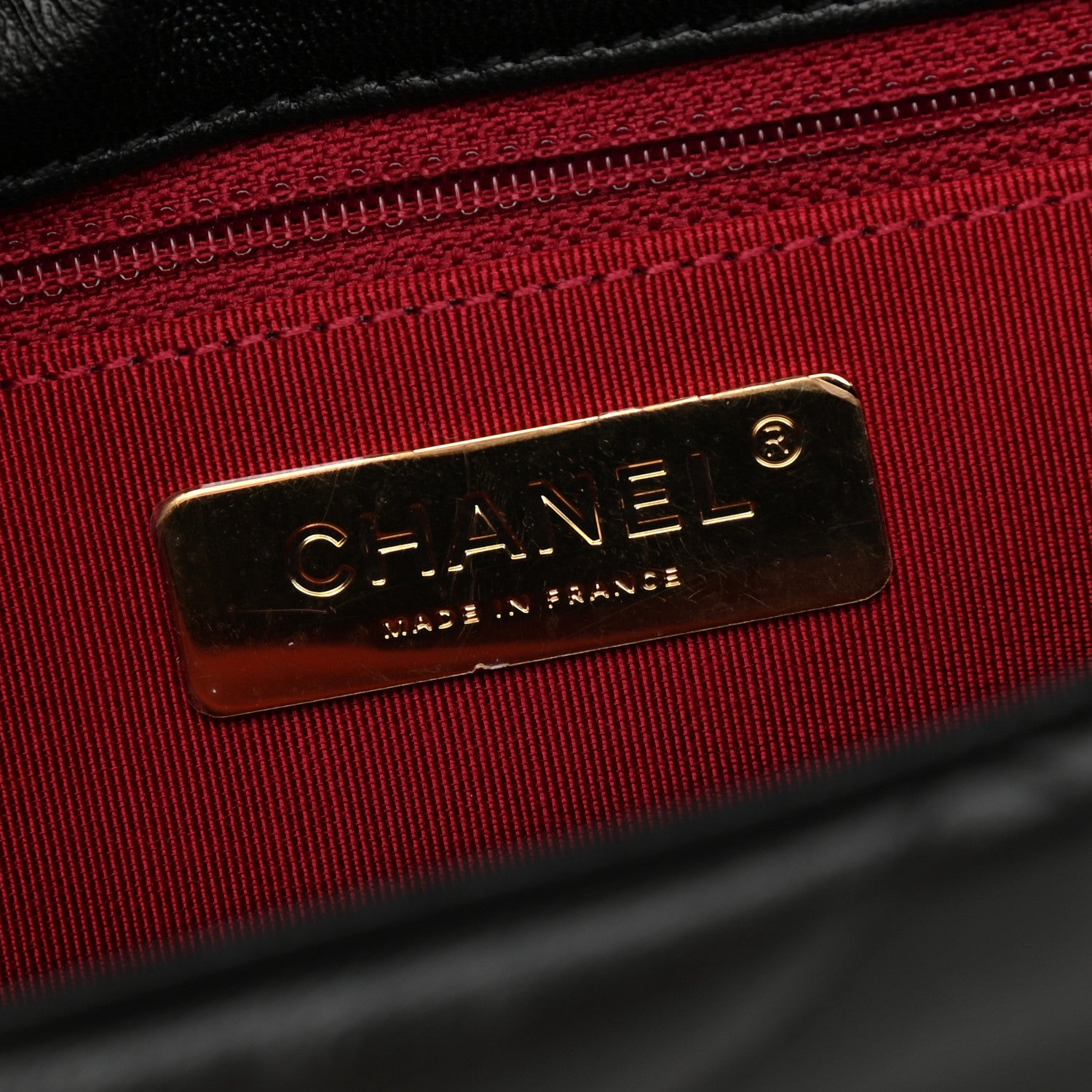 Chanel Lambskin Quilted Large Chanel 19 Flap Black 6 of 9