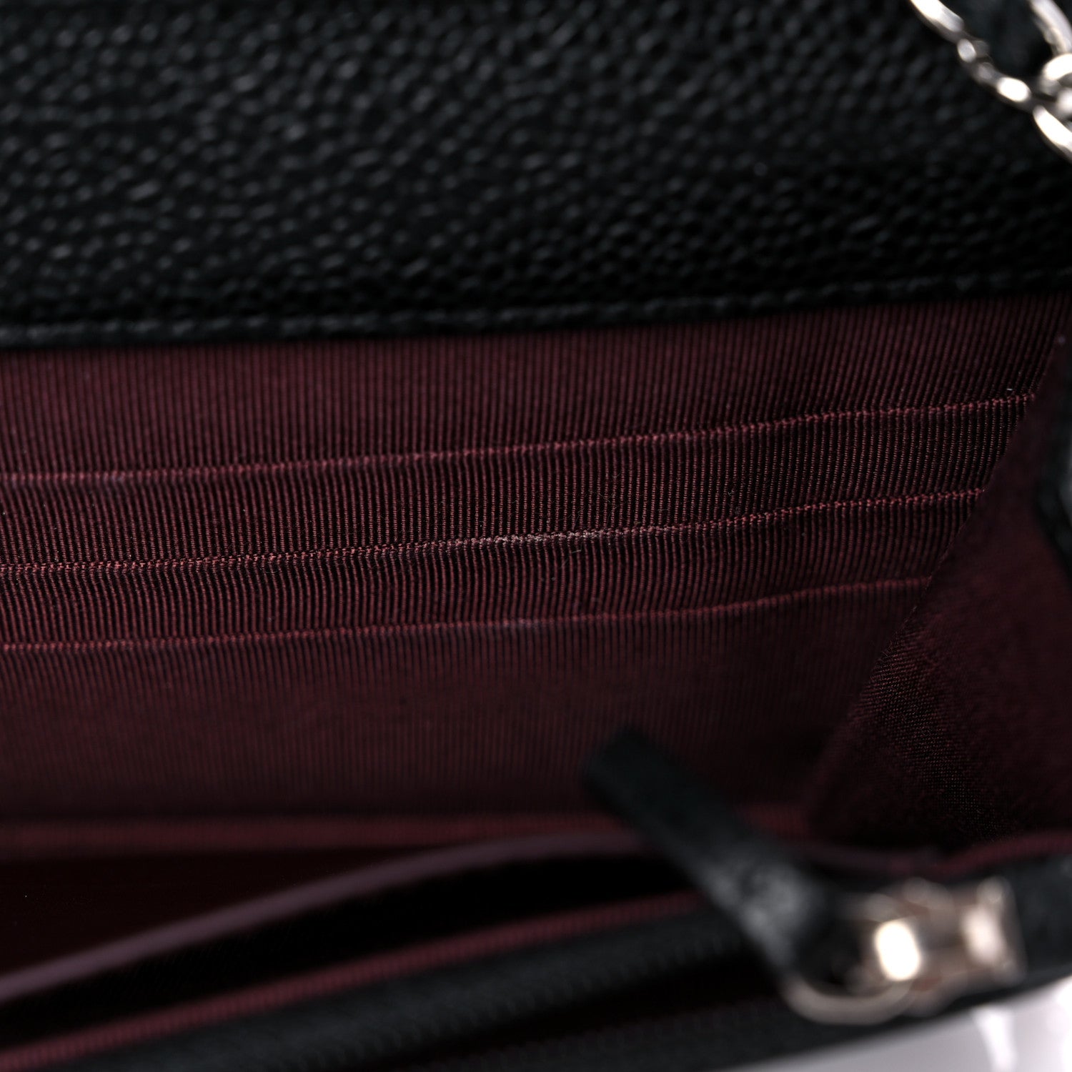Chanel Caviar Quilted Wallet On Chain WOC Black 12 of 13