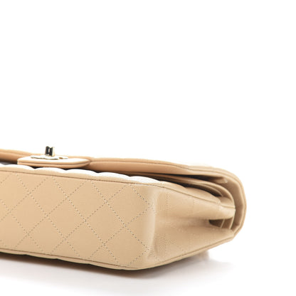 Chanel Caviar Quilted Medium Double Flap Beige Clair 9 of 13