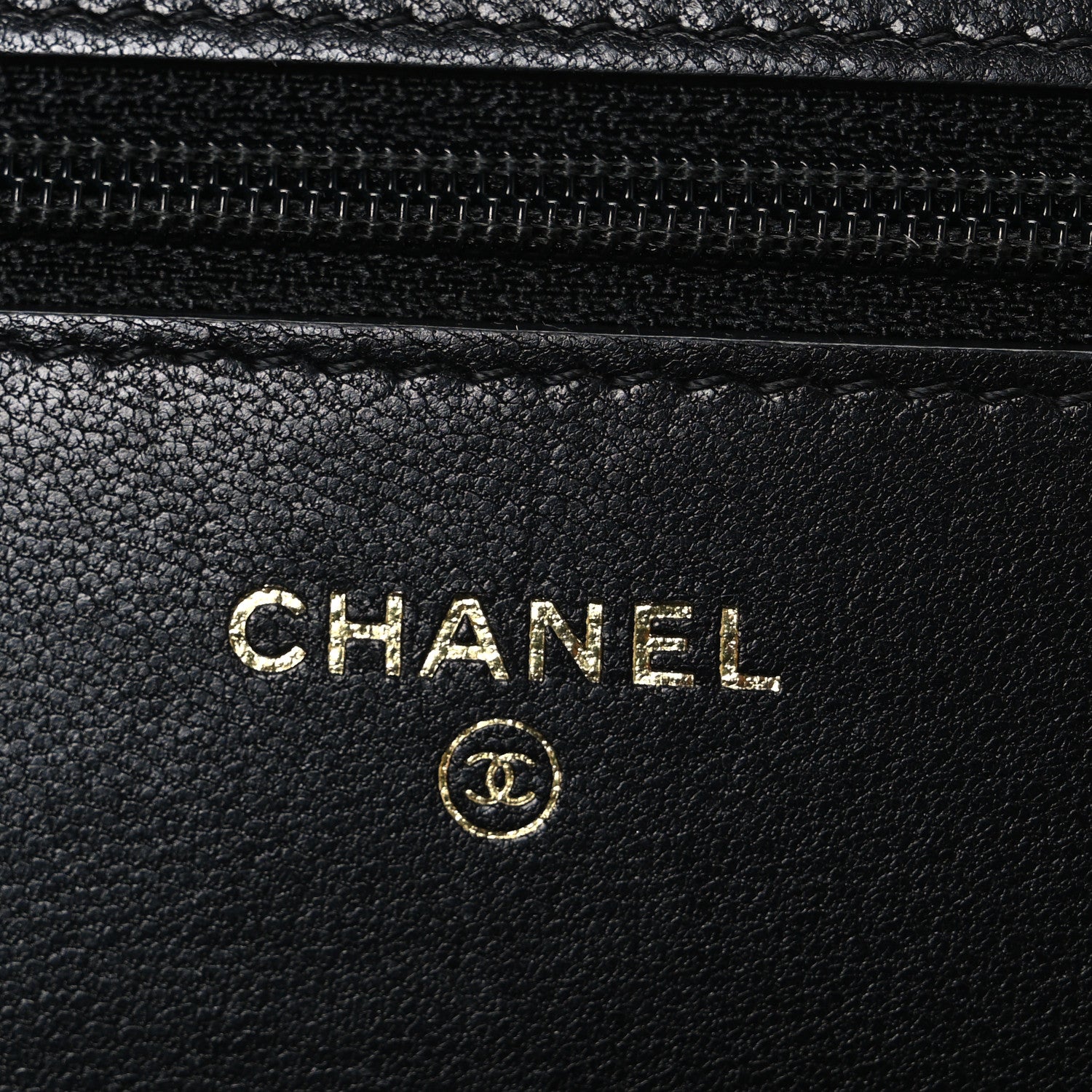 Chanel Lambskin Quilted Chanel 19 Wallet On Chain WOC Black 6 of 11