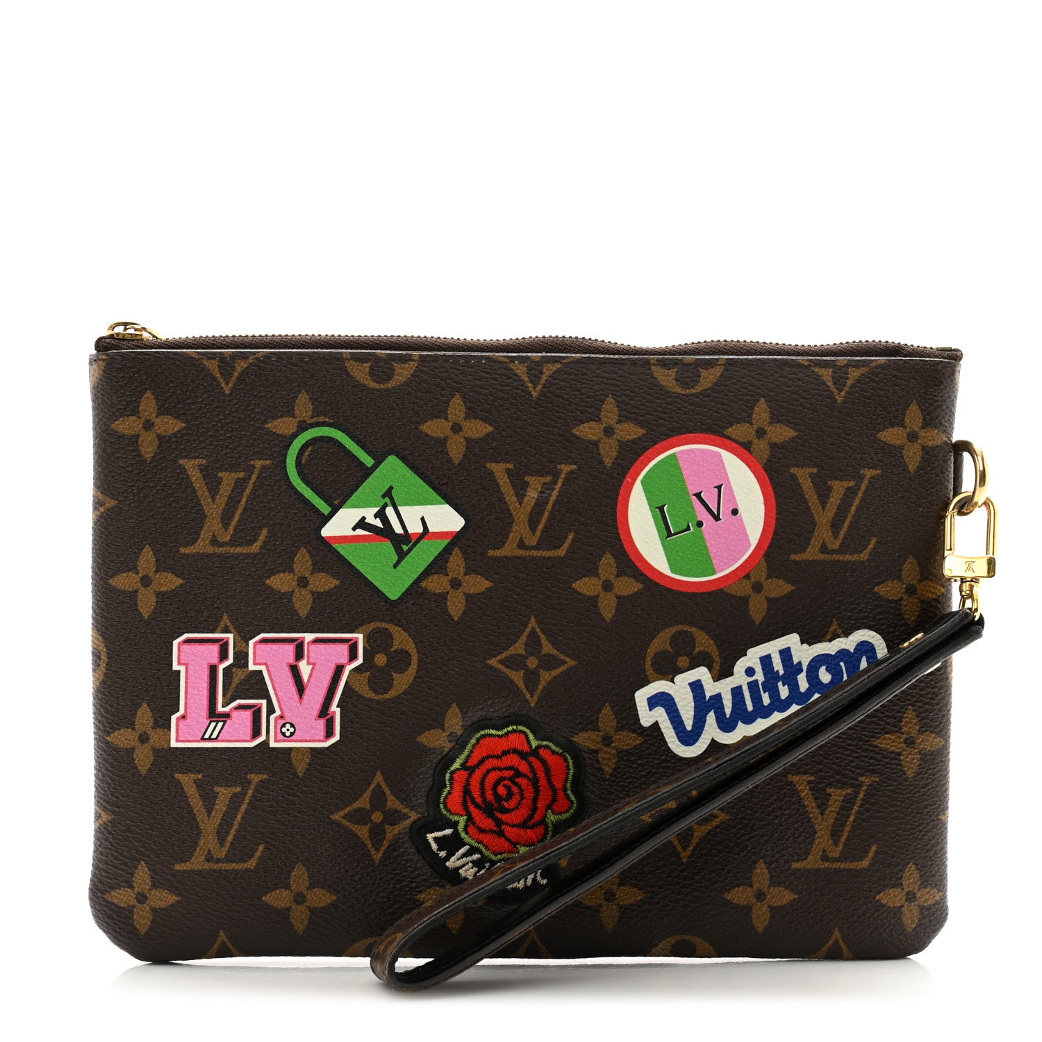 Louis Vuitton Monogram Travel Stickers City Pouch 1 of 9