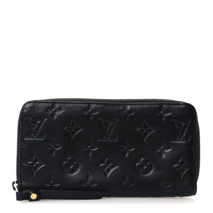 Louis Vuitton Empreinte Zippy Organizer Wallet Black 1 of 9