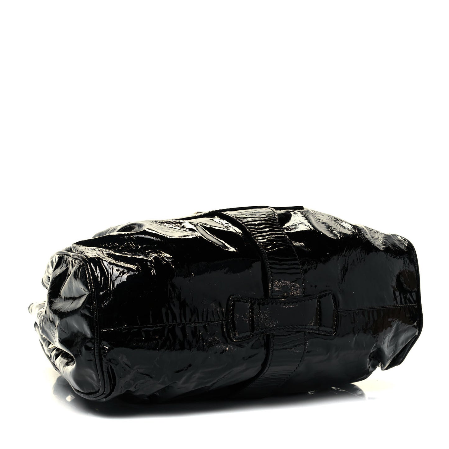 Crushed Patent Ramona Black