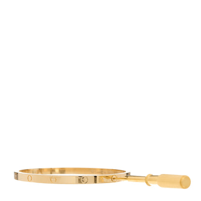 Cartier 18K Yellow Gold Small LOVE Bracelet 16 7 of 7