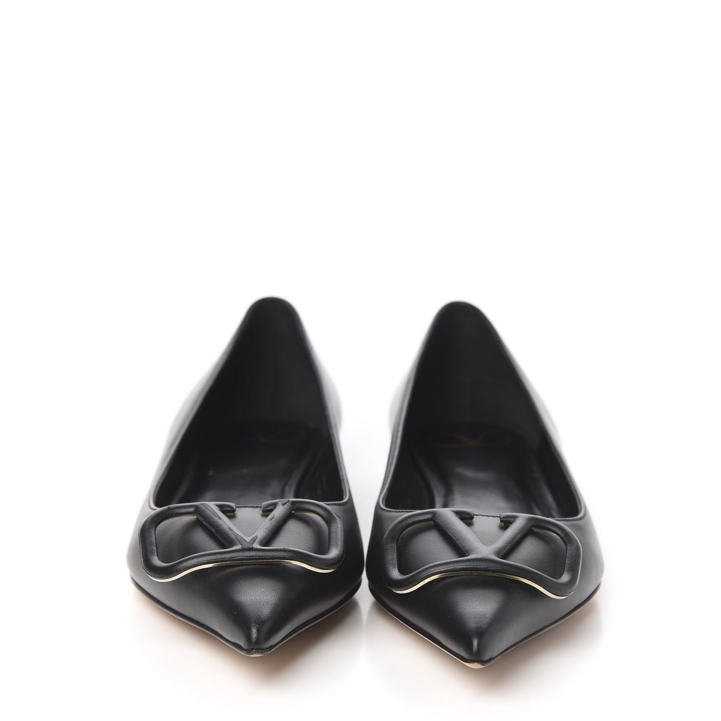Nappa Vlogo Flats 37 Black