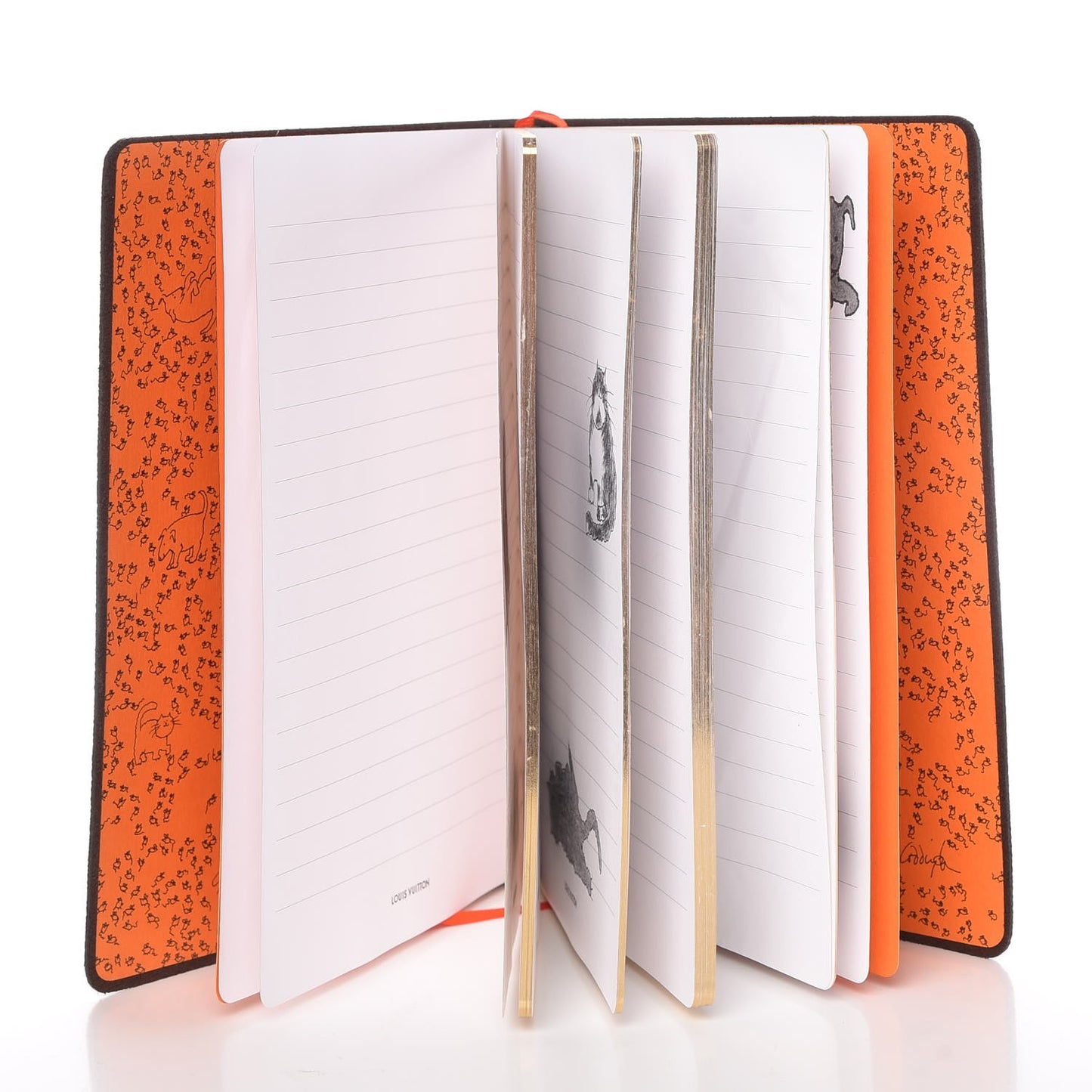 Catogram Clemence Notebook MM Marron
