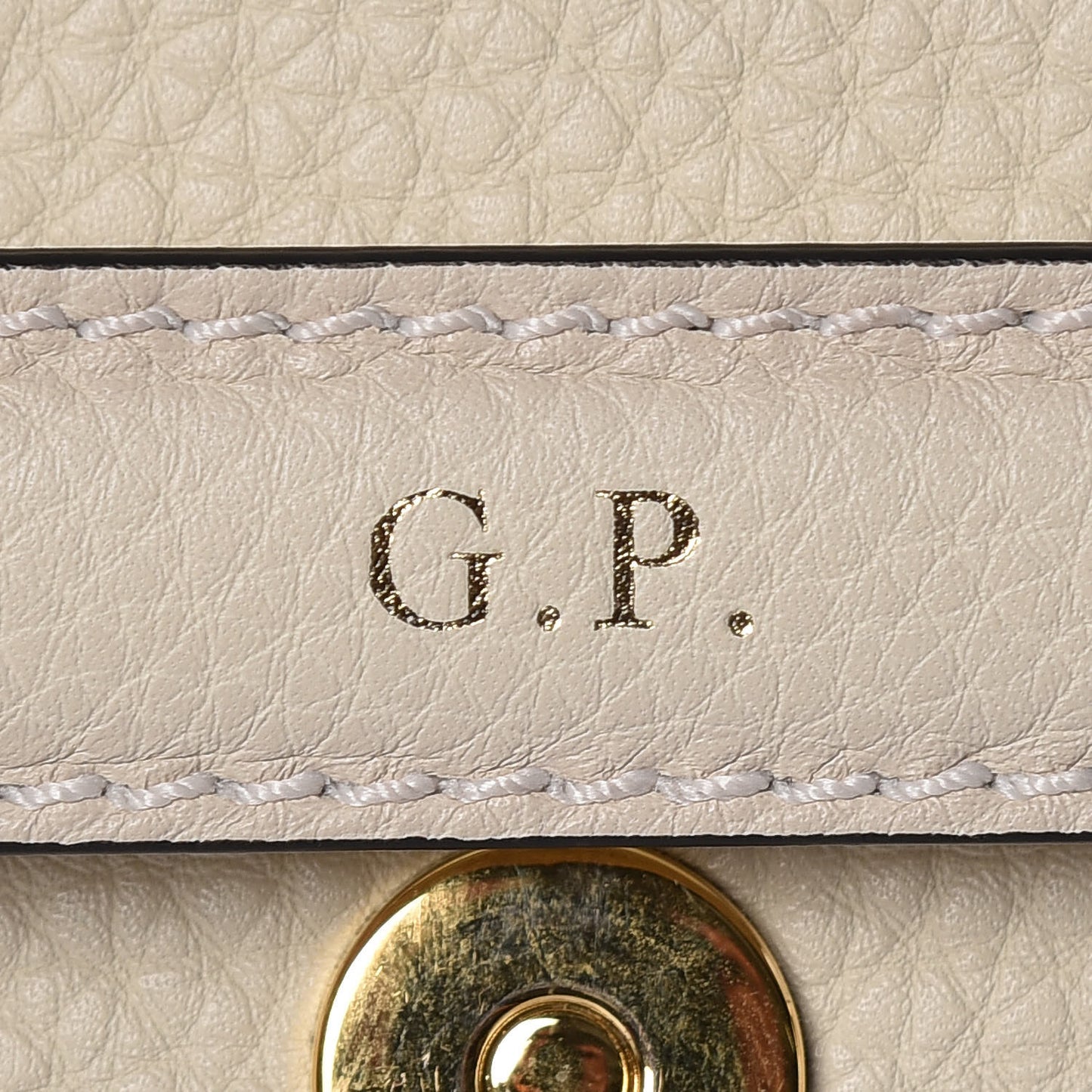 Grained Calfskin Medium My Rockstud Frame Bag Light Ivory