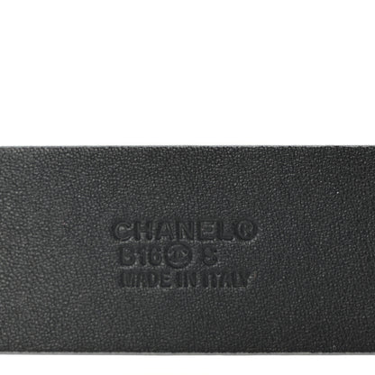 Chanel Calfskin CC Mirror Belt 75 30 Silver 3 of 7