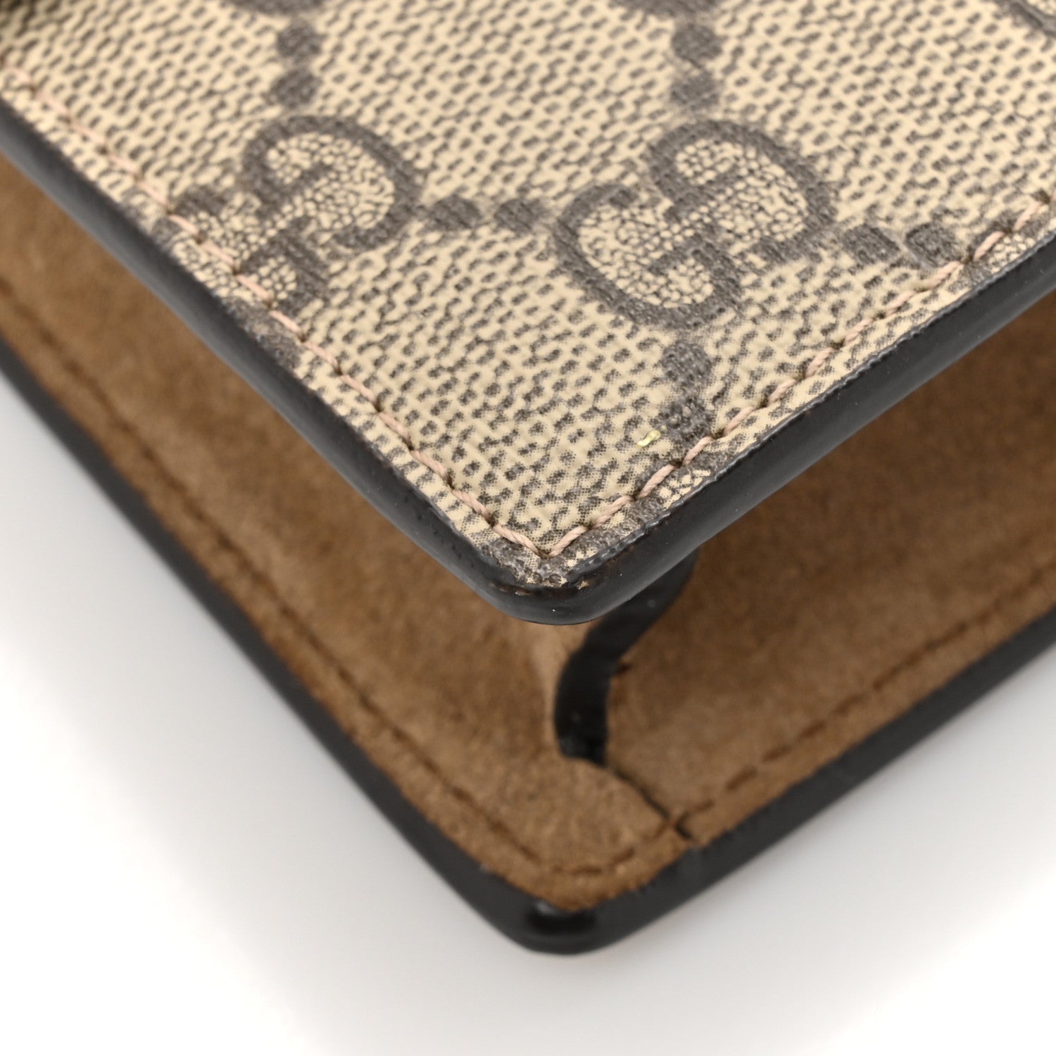 Gucci GG Supreme Monogram Super Mini Dionysus Shoulder Bag Taupe 10 of 12