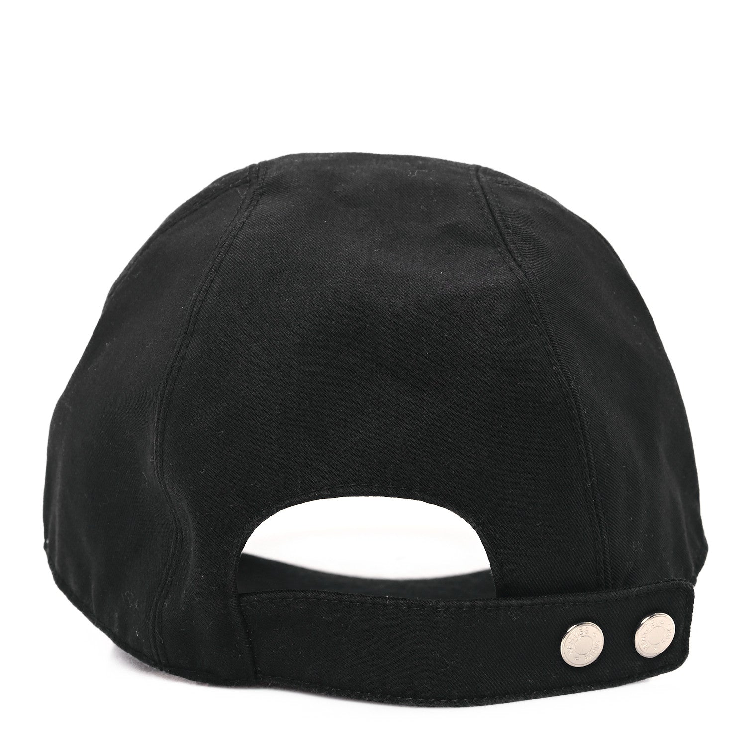 Hermes Cotton Davis H Sellier Cap 58 Black 5 of 11