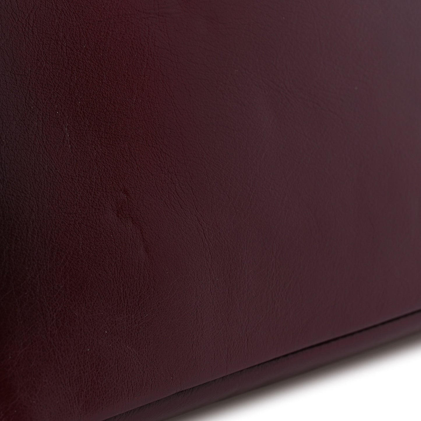 Lambskin Large Cassandre Envelope Pouch Dark Ruby