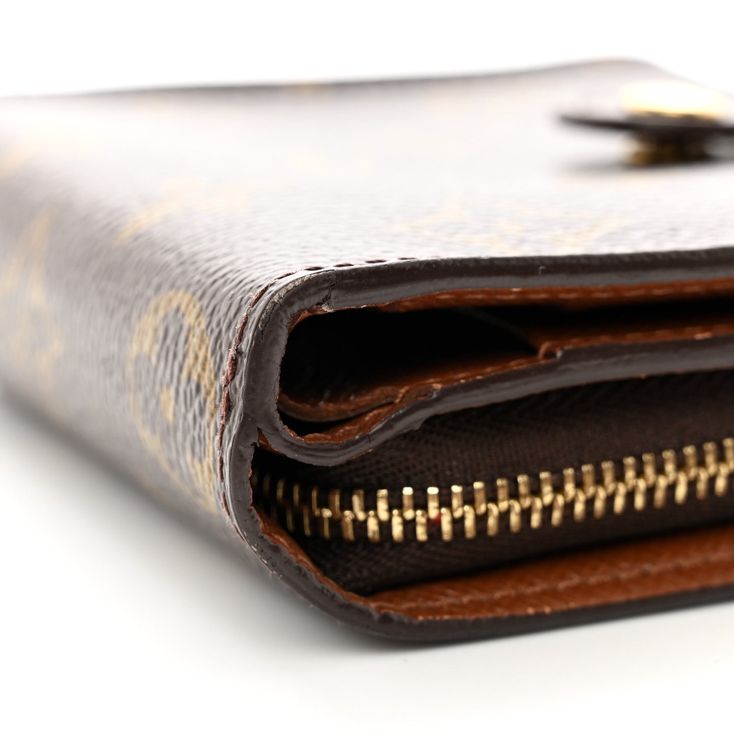 LOUIS VUITTON Monogram Compact Zippe Zipped Wallet