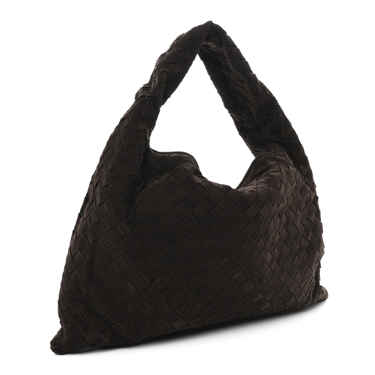 Bottega Veneta Suede Intrecciato Small Hop Fondant 3 of 10