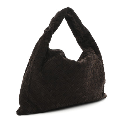 Bottega Veneta Suede Intrecciato Small Hop Fondant 3 of 10