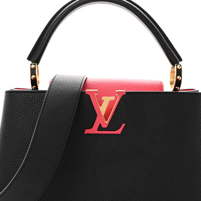 Louis Vuitton Taurillon Capucines PM Black Rose Berlingot 7 of 14