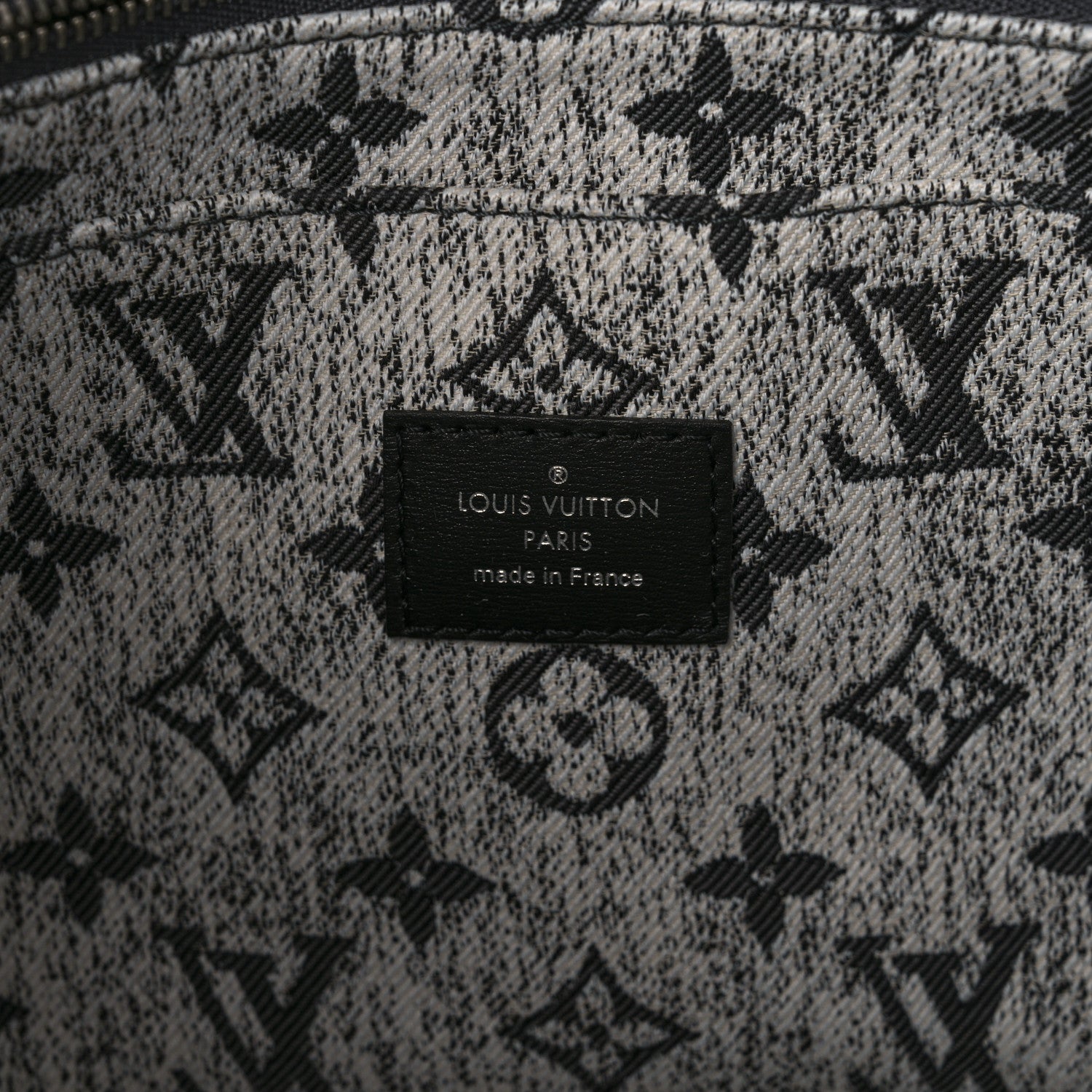 Louis Vuitton Monogram Jacquard Denim Onthego MM Black 6 of 9