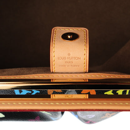 Louis Vuitton Monogram Multicolor Judy GM Black 6 of 7