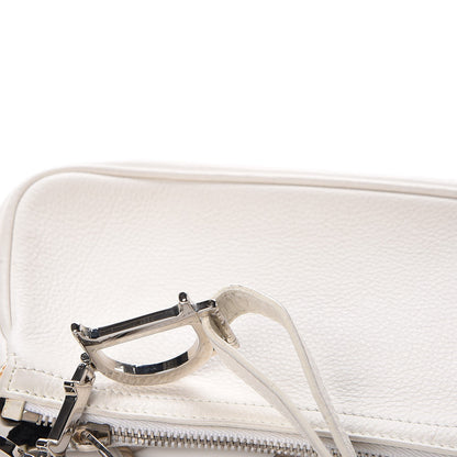 Christian Dior Calfskin Shoulder Bag White 8 of 15