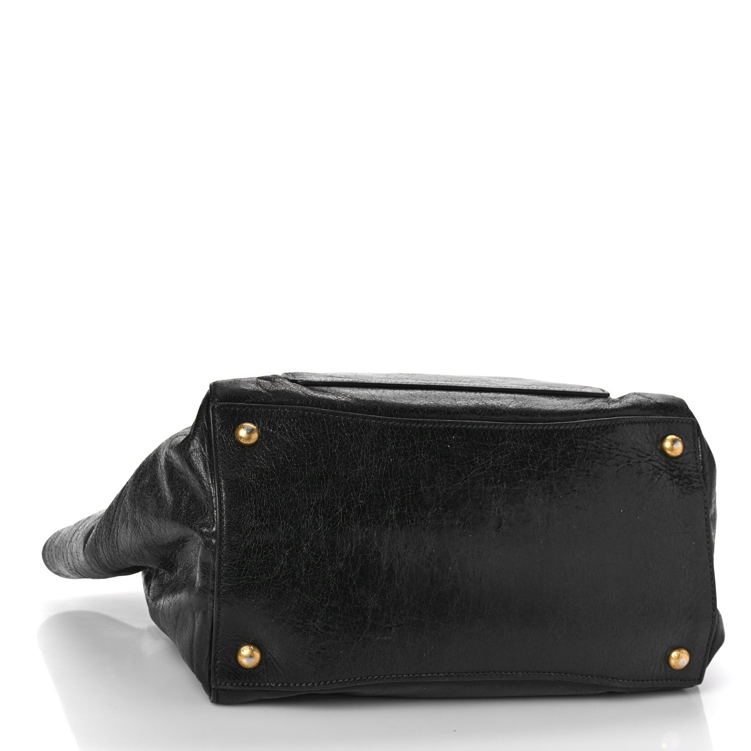 Prada Vitello Shine Tote Black 4 of 9