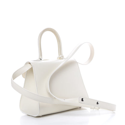 Delvaux Calfskin Mini Brillant Satchel Ivory 3 of 16