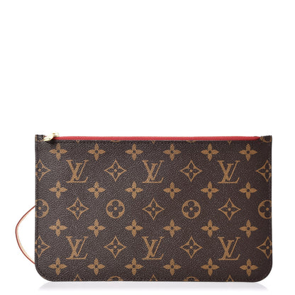 Louis Vuitton Monogram Neverfull MM GM Pochette Cherry 1 of 8