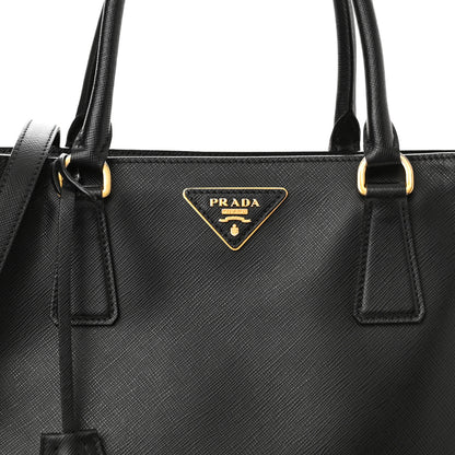 Prada Saffiano Lux Medium Tote Black 7 of 9