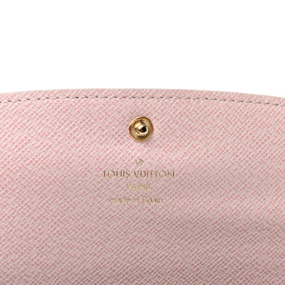Louis Vuitton Monogram Emilie Wallet Rose Ballerine 6 of 10