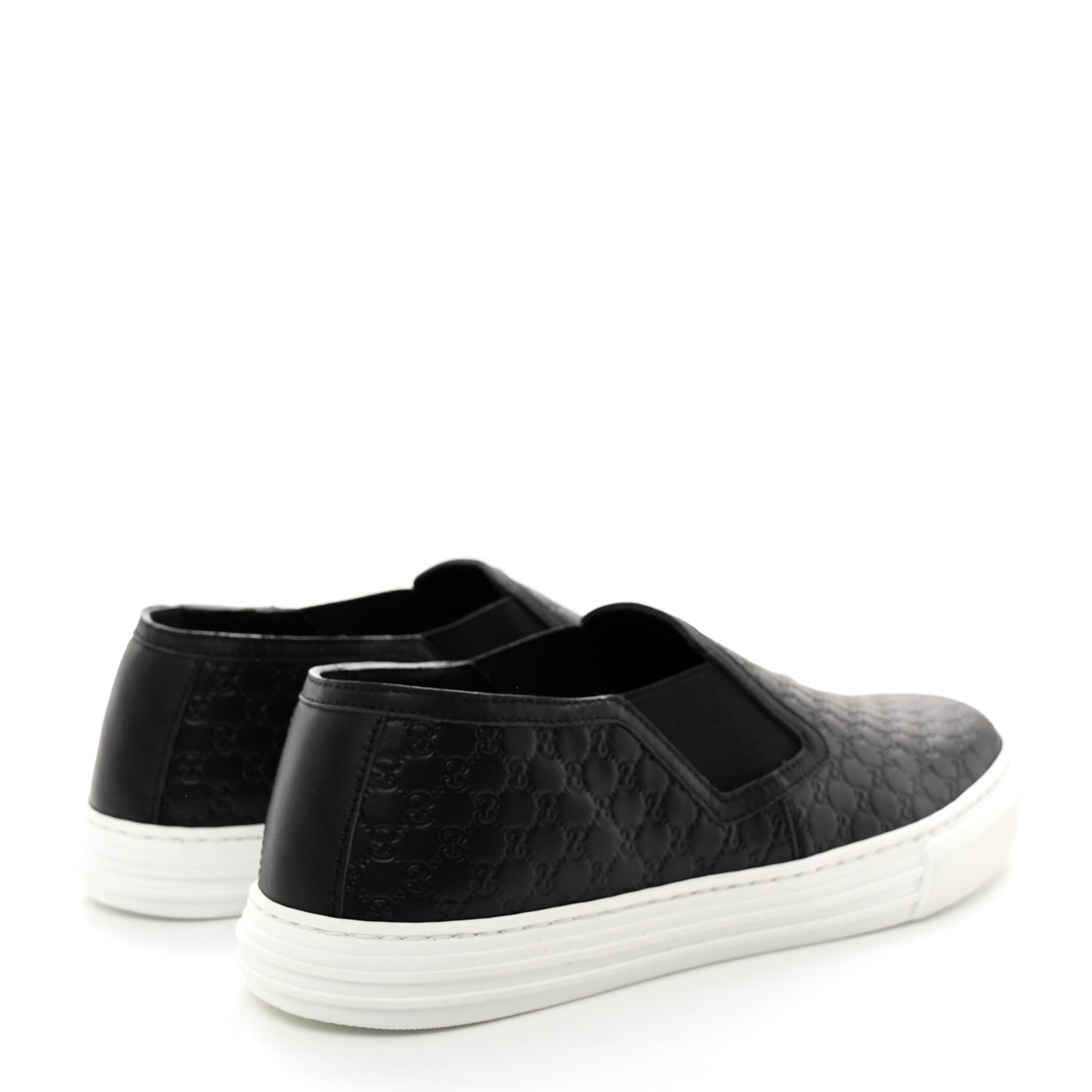 Microguccissima Mens Dublin Slip On Sneakers 5 Black