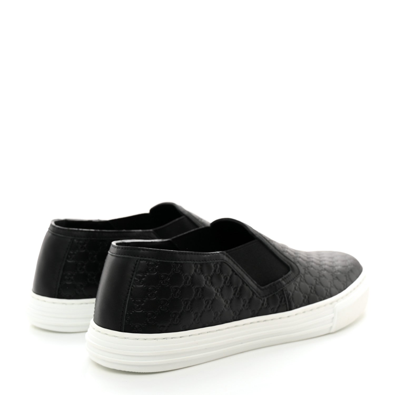 Gucci Microguccissima Mens Dublin Slip On Sneakers 5 Black 4 of 13