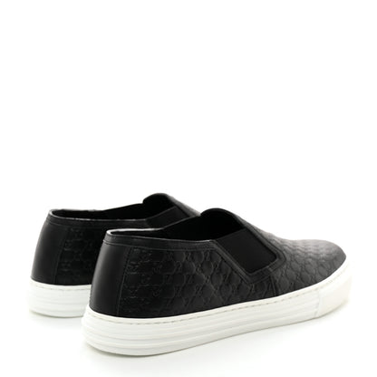 Gucci Microguccissima Mens Dublin Slip On Sneakers 5 Black 4 of 13