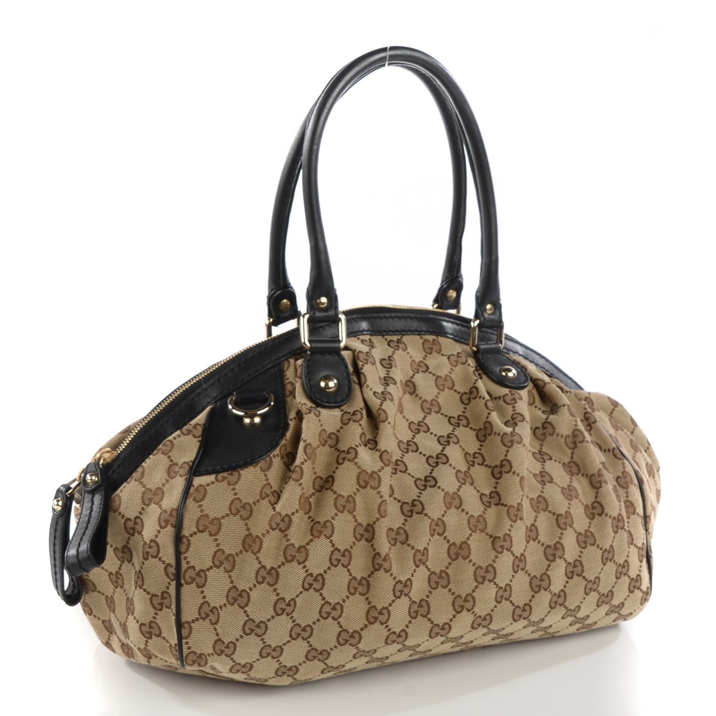 Monogram Medium Sukey Boston Bag Black