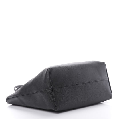 Prada Vitello Daino Tote Black 4 of 11