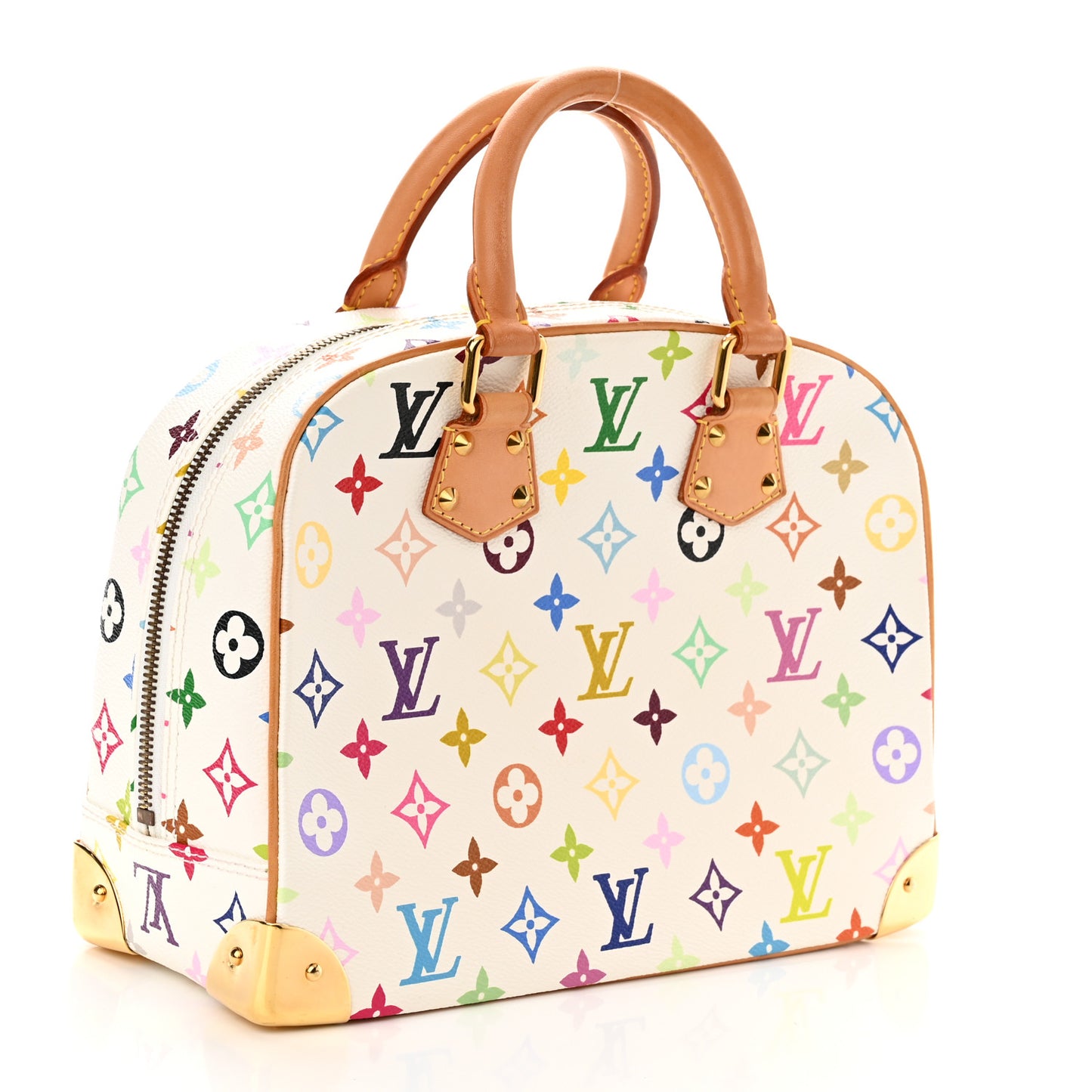 Monogram Multicolor Trouville White