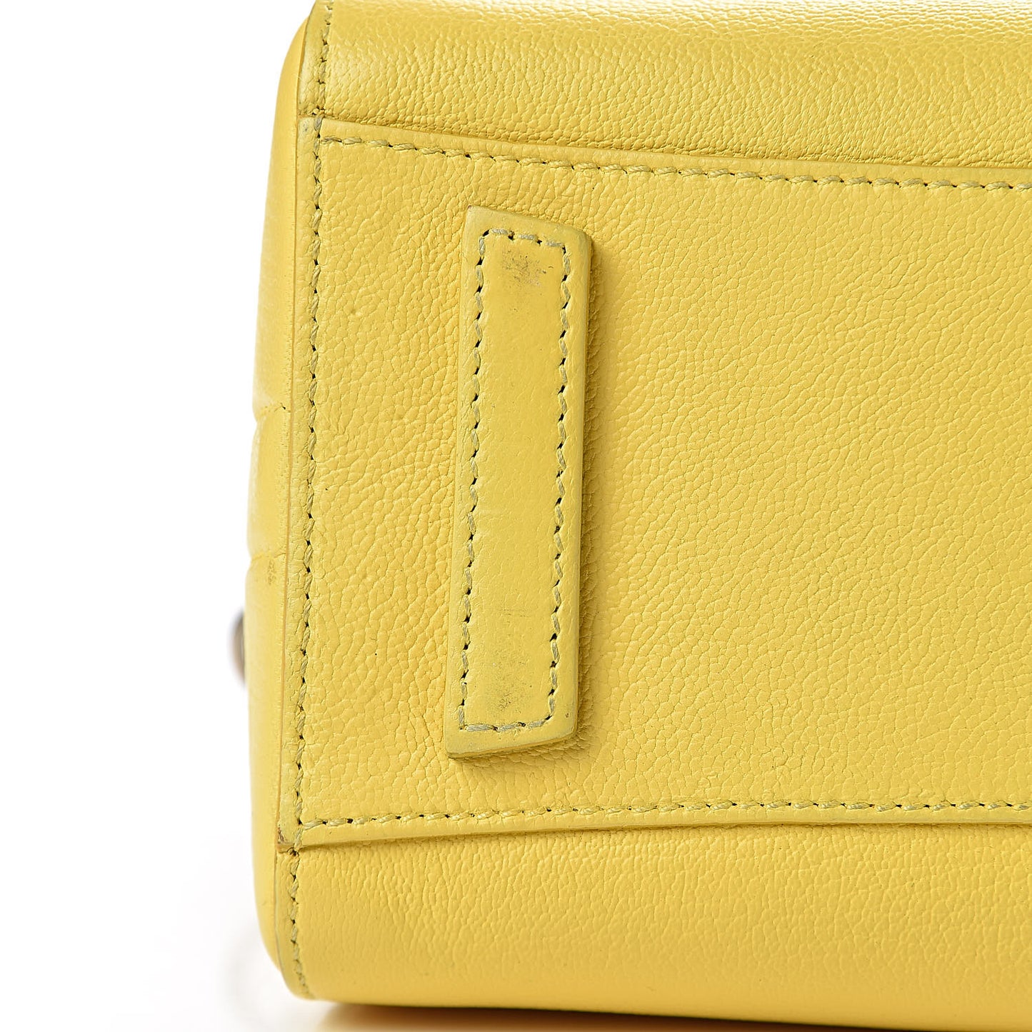 Sugar Goatskin Mini Antigona Yellow