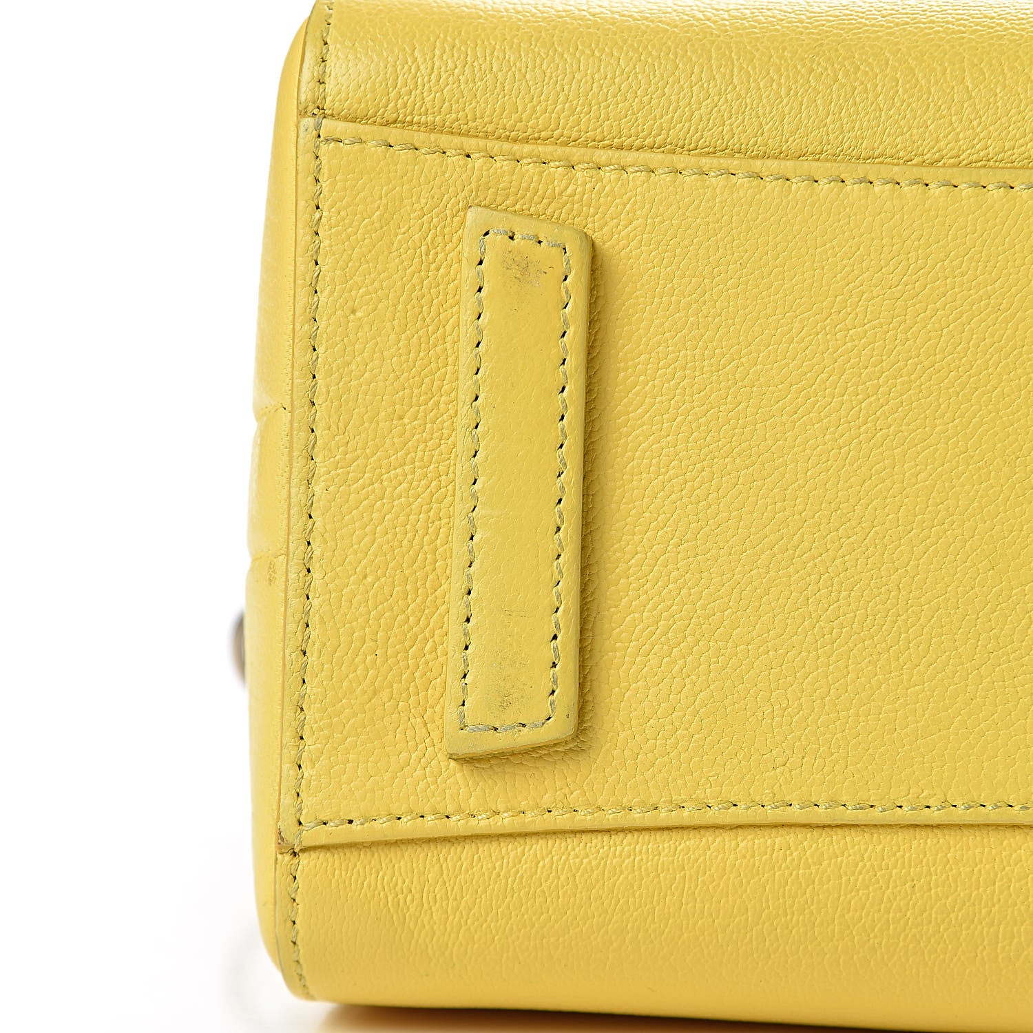 Givenchy Sugar Goatskin Mini Antigona Yellow 10 of 12