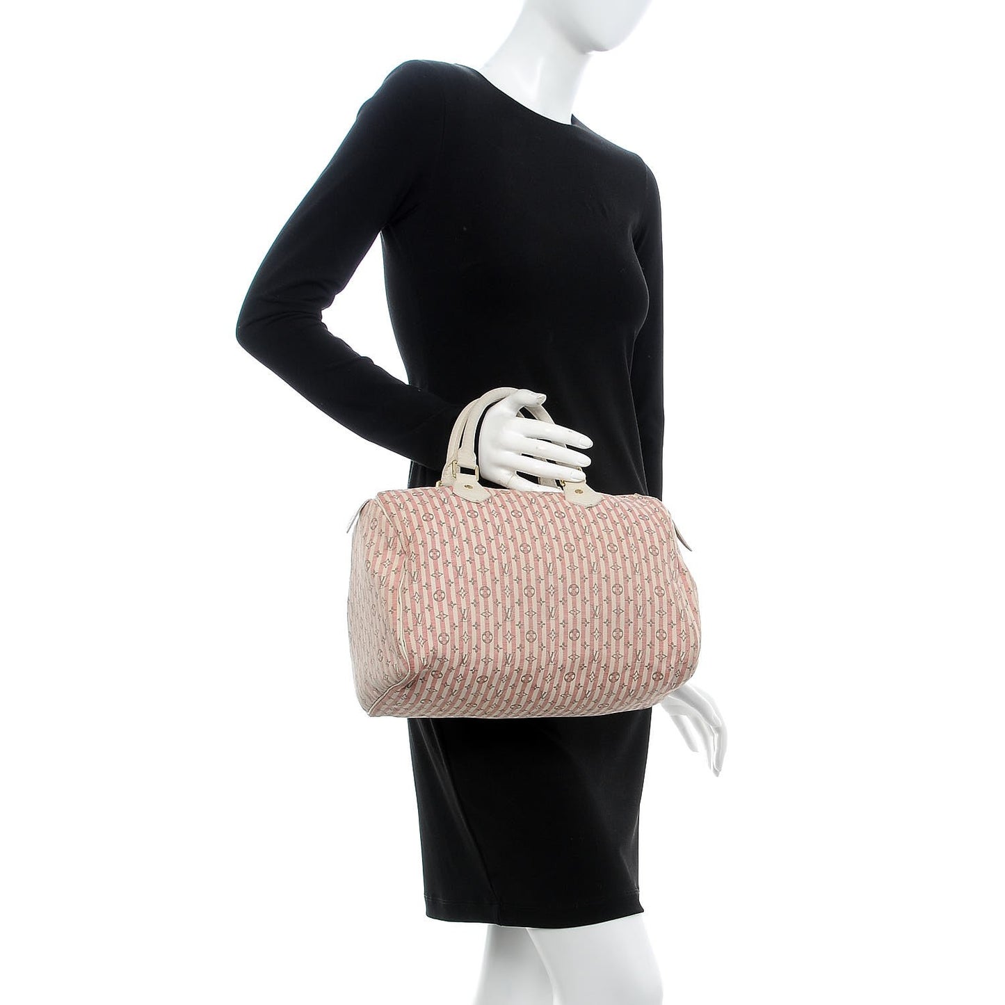 Mini Lin Croisette Speedy 30 Rouge