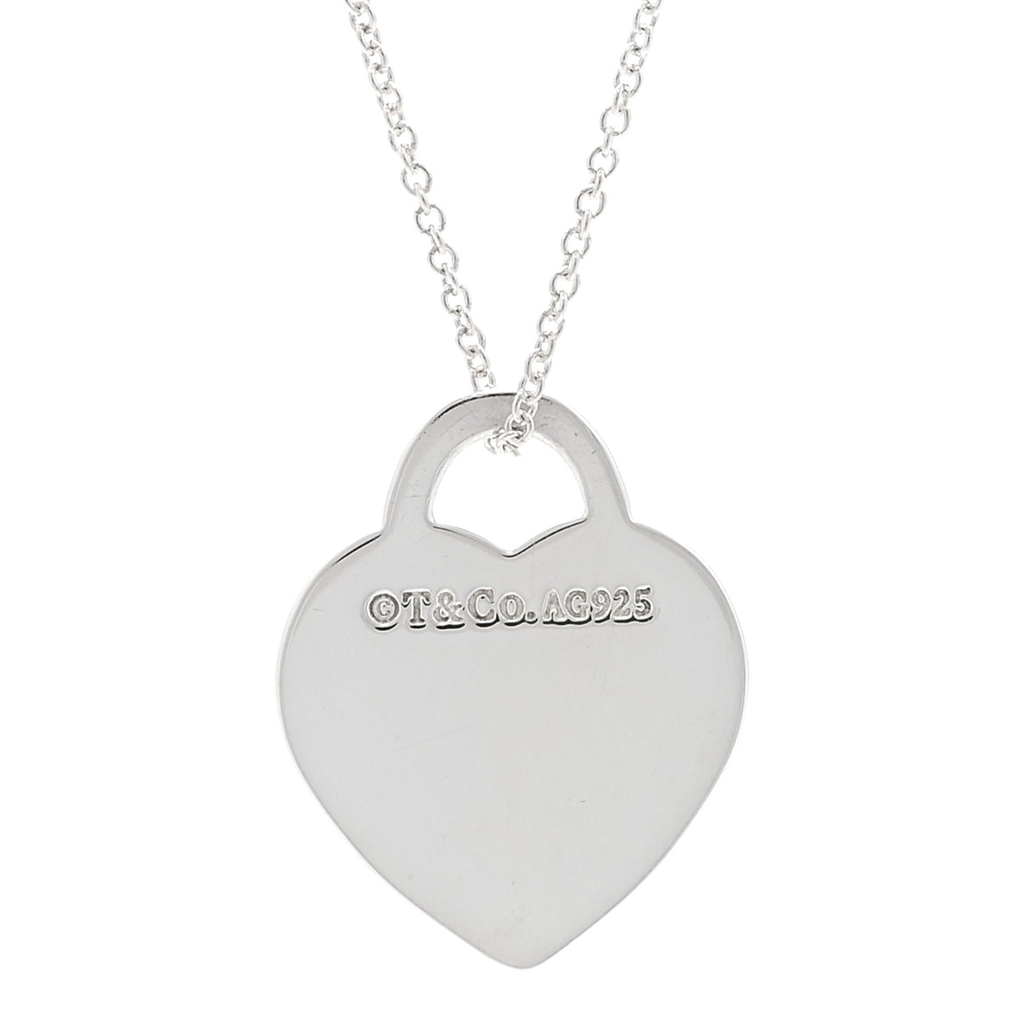 Sterling Silver Small Return To Tiffany Heart Pendant Necklace