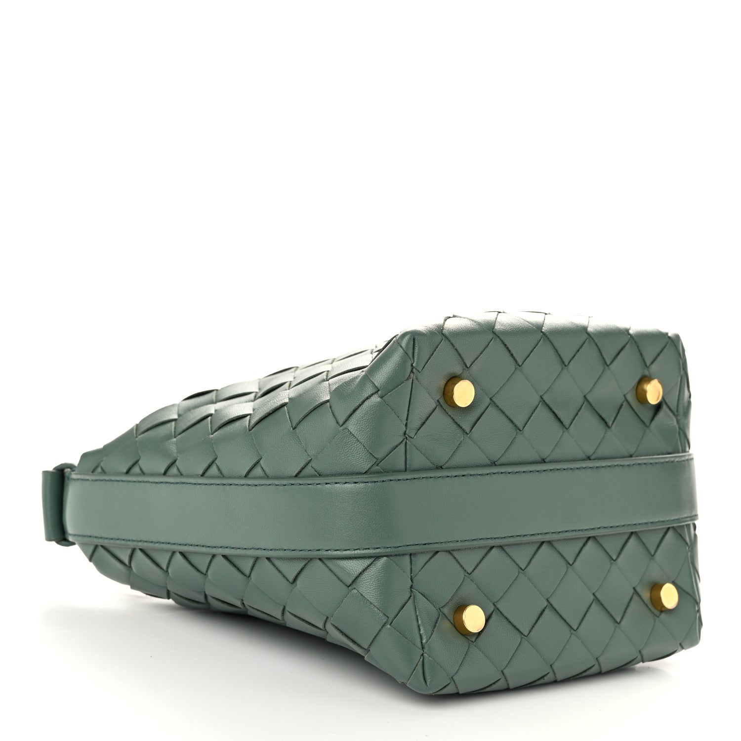 Bottega Veneta Calfskin Nappa Intrecciato Candy Wallace Aloe 4 of 10