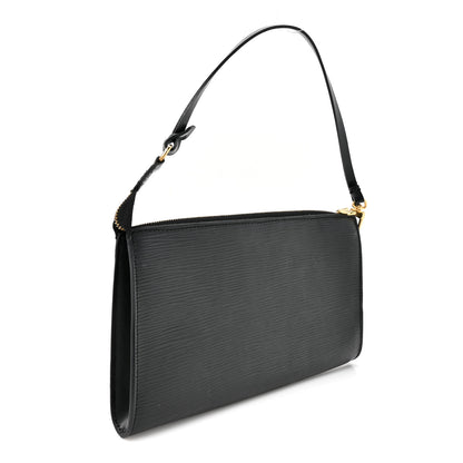 Louis Vuitton Epi Pochette Accessories 24 Black 3 of 10
