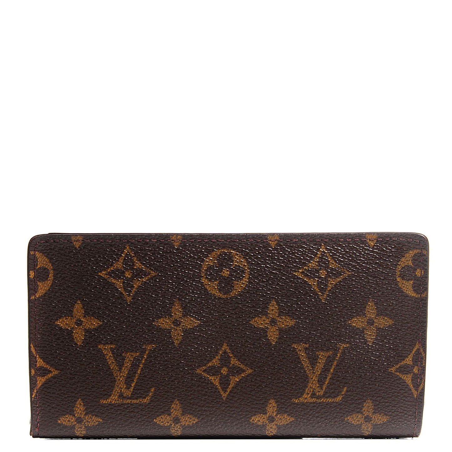 Monogram Simple Checkbook Holder Wallet Cover