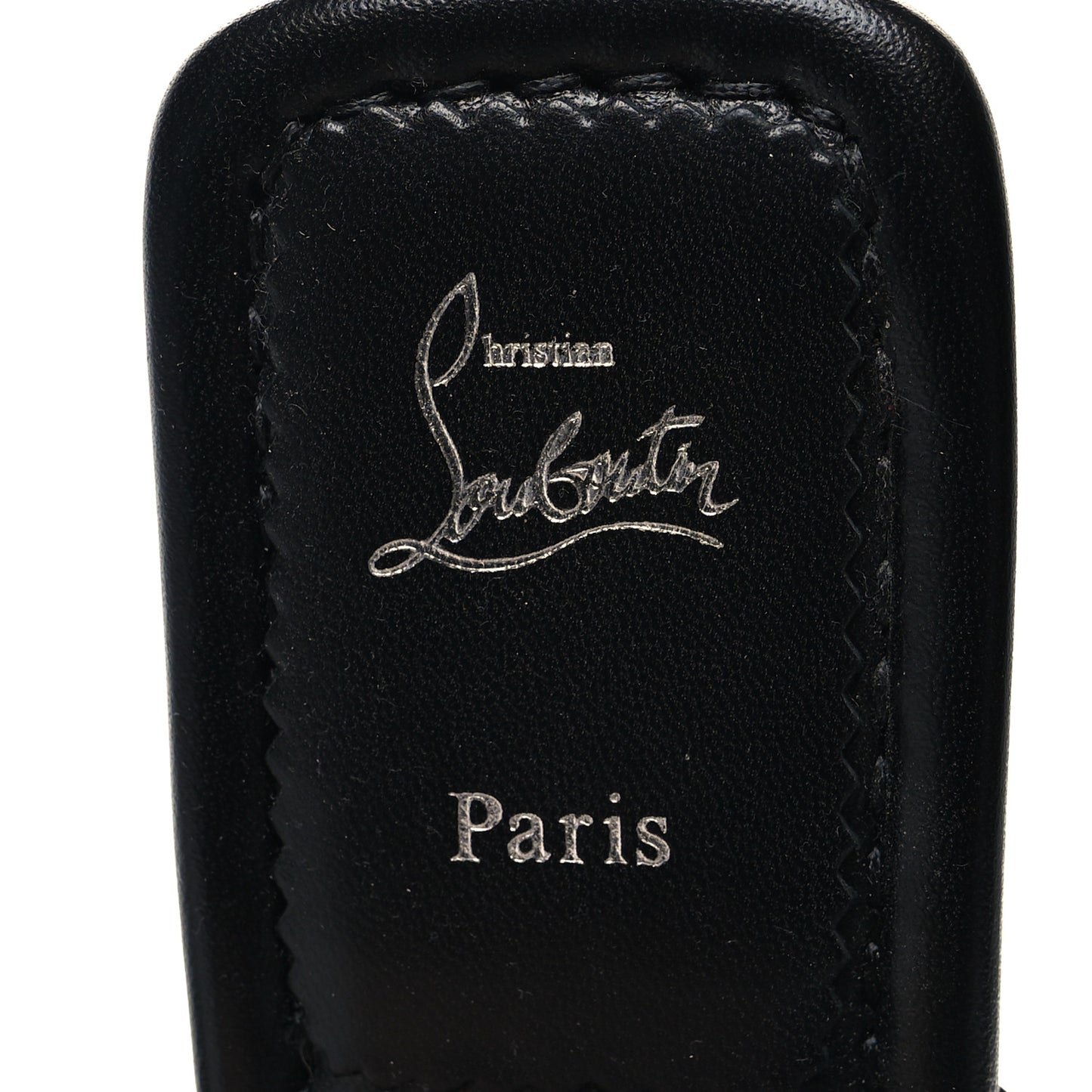 Calfskin Miss Spika Club Sandals 37 Black